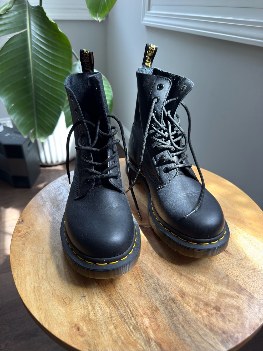 Dr. Martens Leather Combat Boot